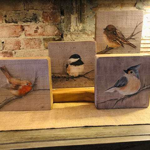 Wood Bird Art