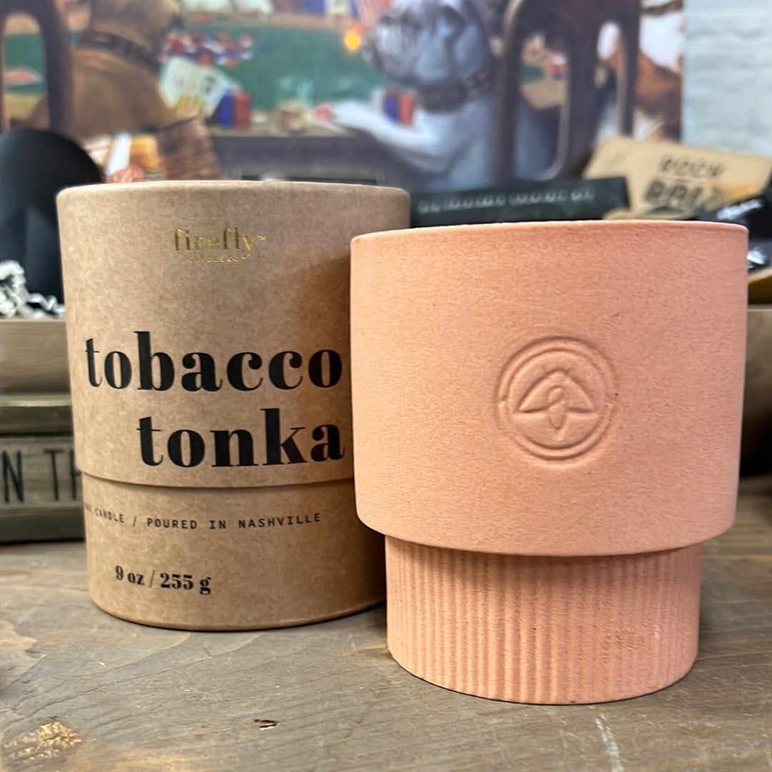 Tobacco & Tonka Candle 9 oz – Grande Trunke Home