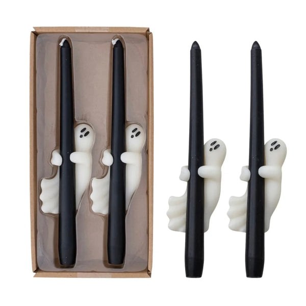 Ghost Taper Candle 10” (Set of 2)
