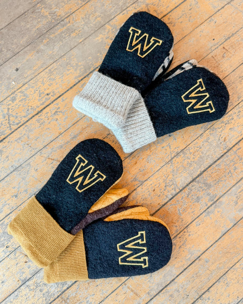 Western Michigan University (WMU) Wool Mittens