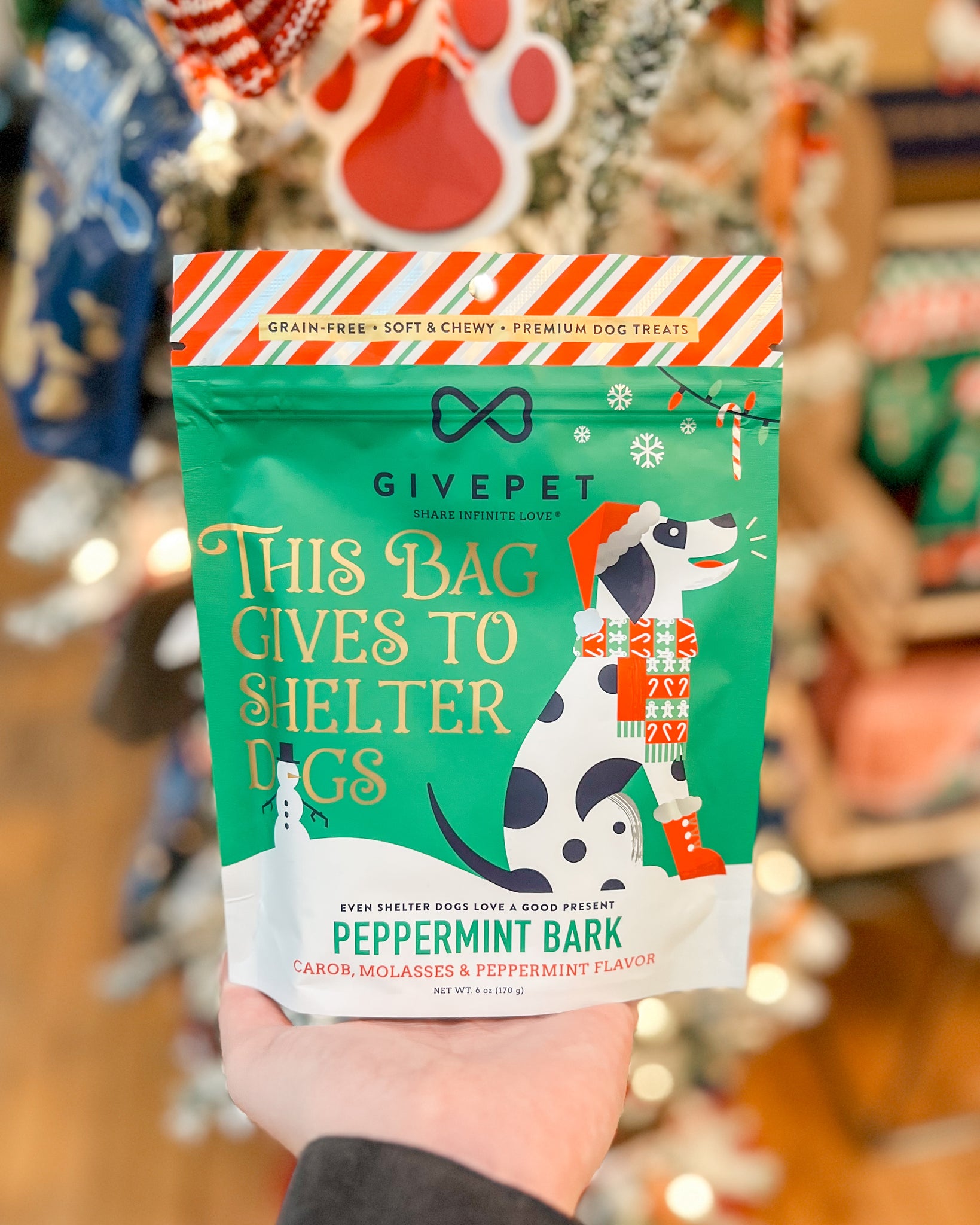 “Peppermint Bark” Soft Chew Dog Treats