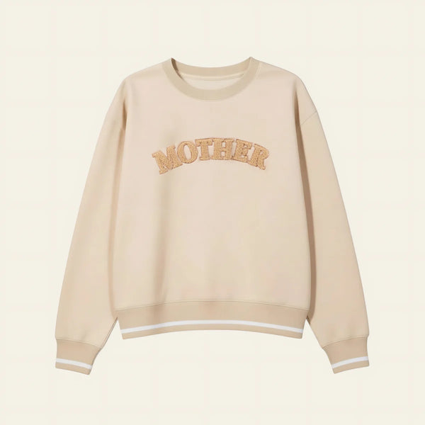 Mother Crew w/ White Ribbing