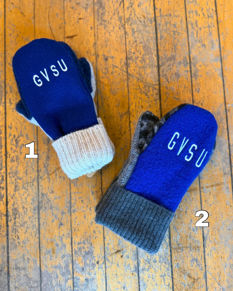 Grand Valley (GVSU) Wool Mittens
