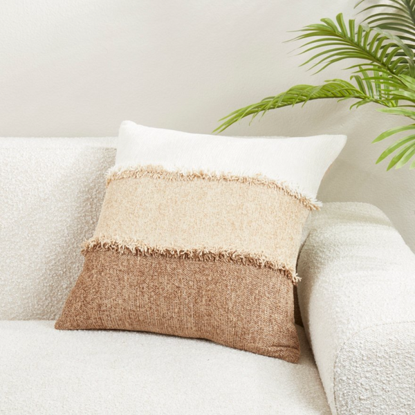 Natural Fringe Pillow