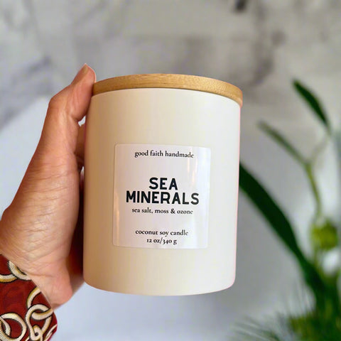 Sea Minerals 12 oz. Candle