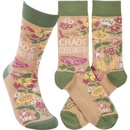 "Chaos Coordinator" - Crew Socks