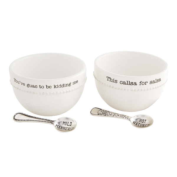 Guac & Salsa Dip Bowl Set