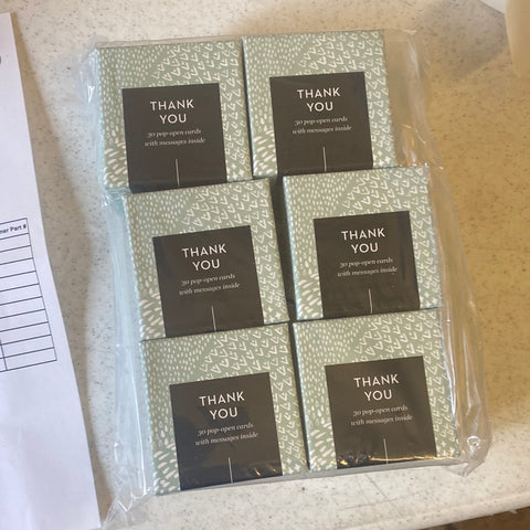 Thank You Pop Up Cards