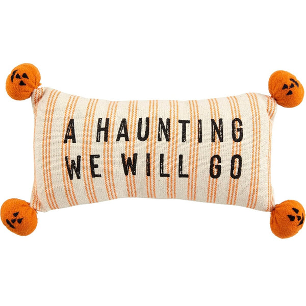 “A Haunting We Will Go” Pillow