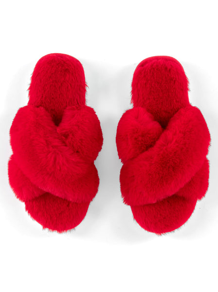 Christina Slippers - Red S/MD