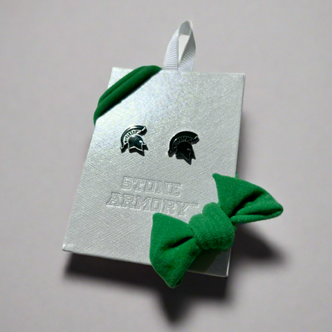 MSU Spartan Earrings