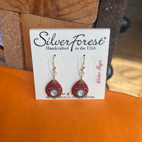 Silver Forest Earring