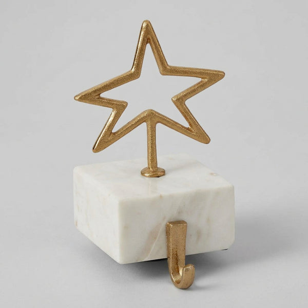 Gold Star Stocking Holder