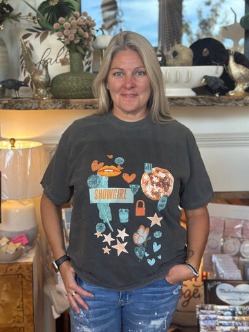 Taylor Swift Showgirl Collage Tee