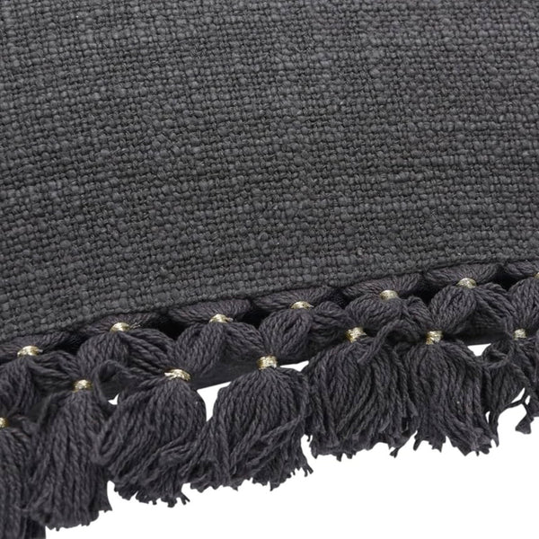 Thread-Wrapped Pillow w/ Tassels