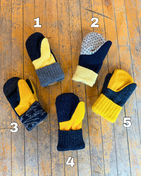 University of Michigan (U of M) Wool Mittens