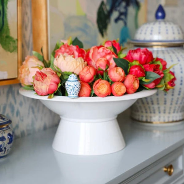 Nora Fleming | M E L A M I N E Shallow Bowl Pinstripes