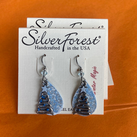 Silver Forest Earring