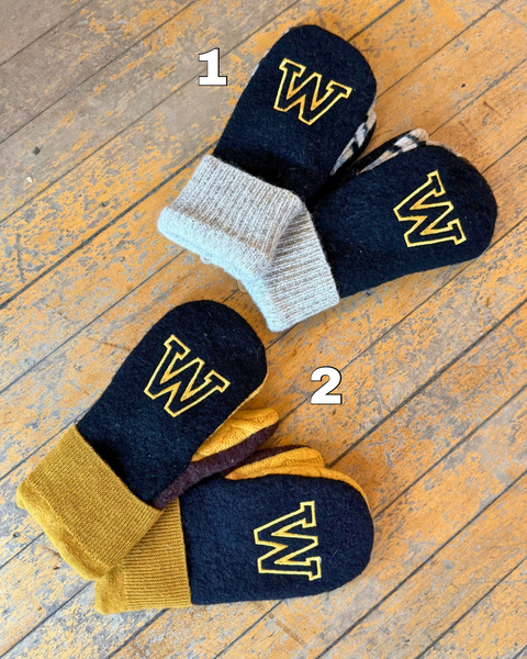 Western Michigan University (WMU) Wool Mittens