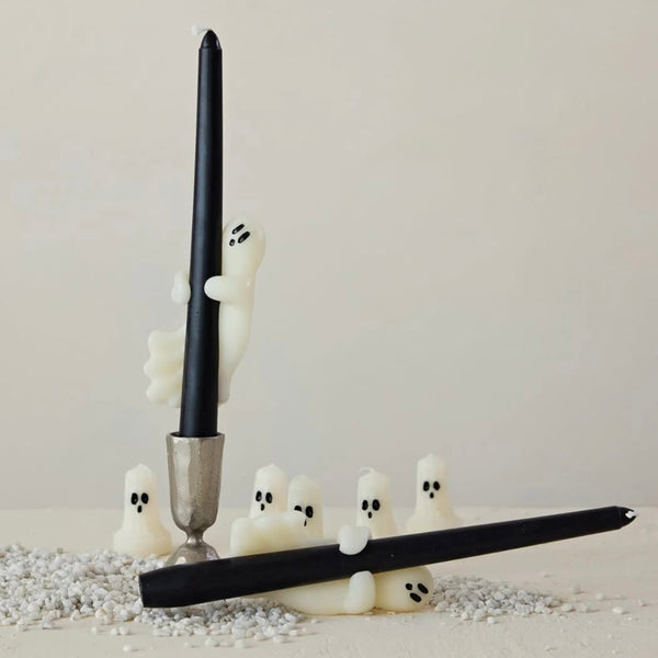 Ghost Taper Candle 10” (Set of 2)