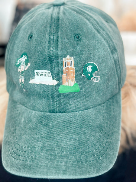 Michigan State University MSU Baseball Hat