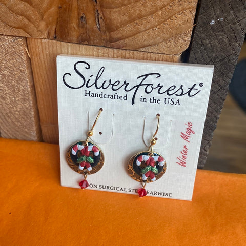 Silver Forest Earring
