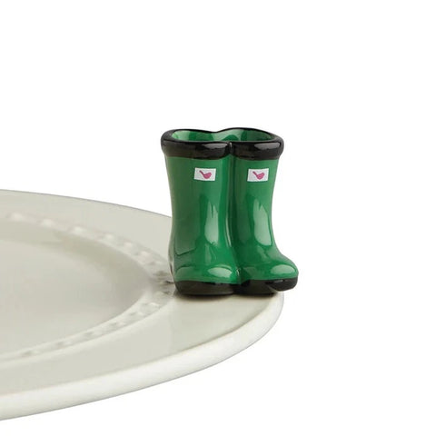 Green Rain Boots Mini - Jumpin’ Puddles