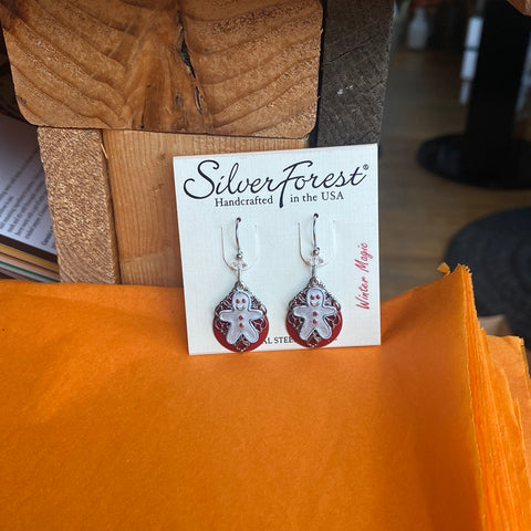 Silver Forest Earring