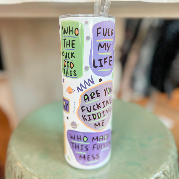 Dad Vocabulary Enamel Tumbler
