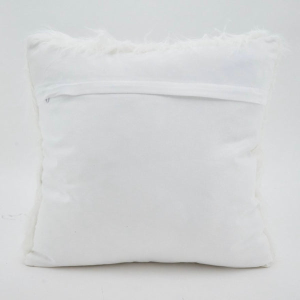 Long Hair Faux Fur Throw Pillow