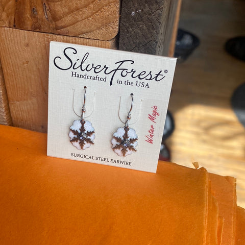 Silver Forest Earring