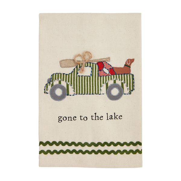 Gone to the Lake Tea Towel