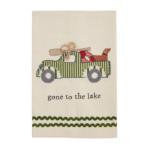 Gone to the Lake Tea Towel