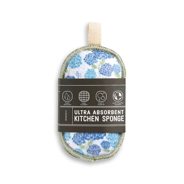 Ultra Absorbent Kitchen Sponge - Hydrangea