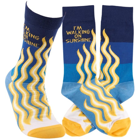 “I’m Walking on Sunshine” - Crew Socks