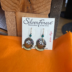 Silver Forest Earring