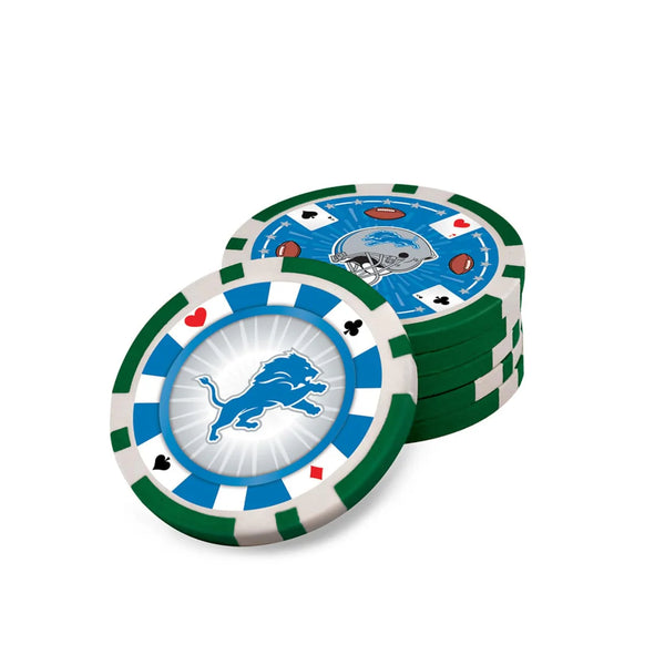 Detroit Lions Poker Set