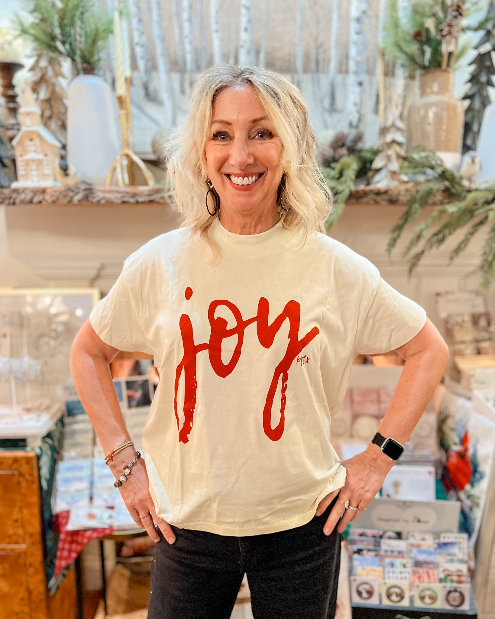 “Joy” Tee - Tan