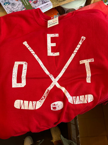 Detroit Hockey Crewneck