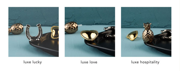 *PRE-ORDER* Nora Fleming | Plato Ovaldo + 3 Metallic Luxe Minis