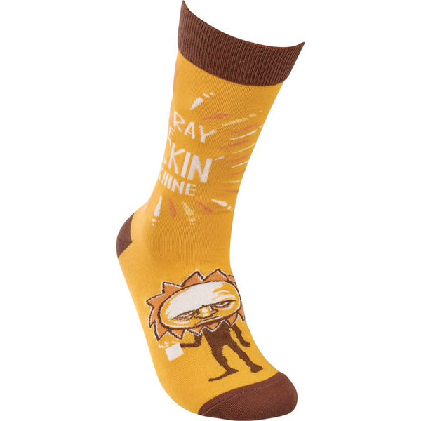 "I’m A Ray Of Frickin Sunshine" - Crew Socks