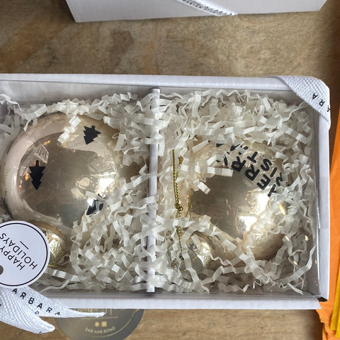 Merry Christmas Ornament Set