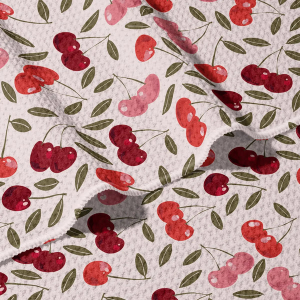 Cherries Double Sided Tea Towel