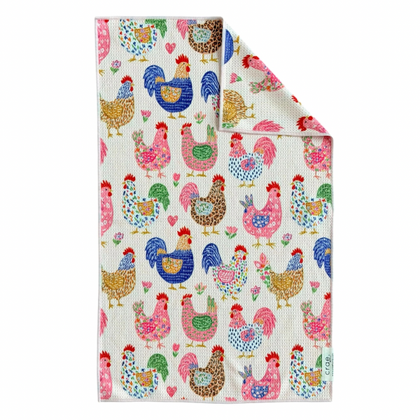 Feathered Friends Double Sided Tea Towel
