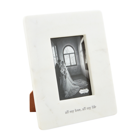 All My Love, All My Life Marble Frame