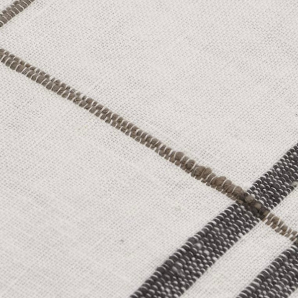 Cream/Grey Linen Pillow