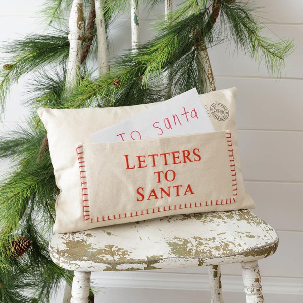 “Letters to Santa” Pocket Pillow
