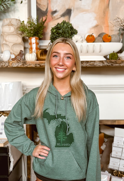 "MI Roots" Hoodie - Green
