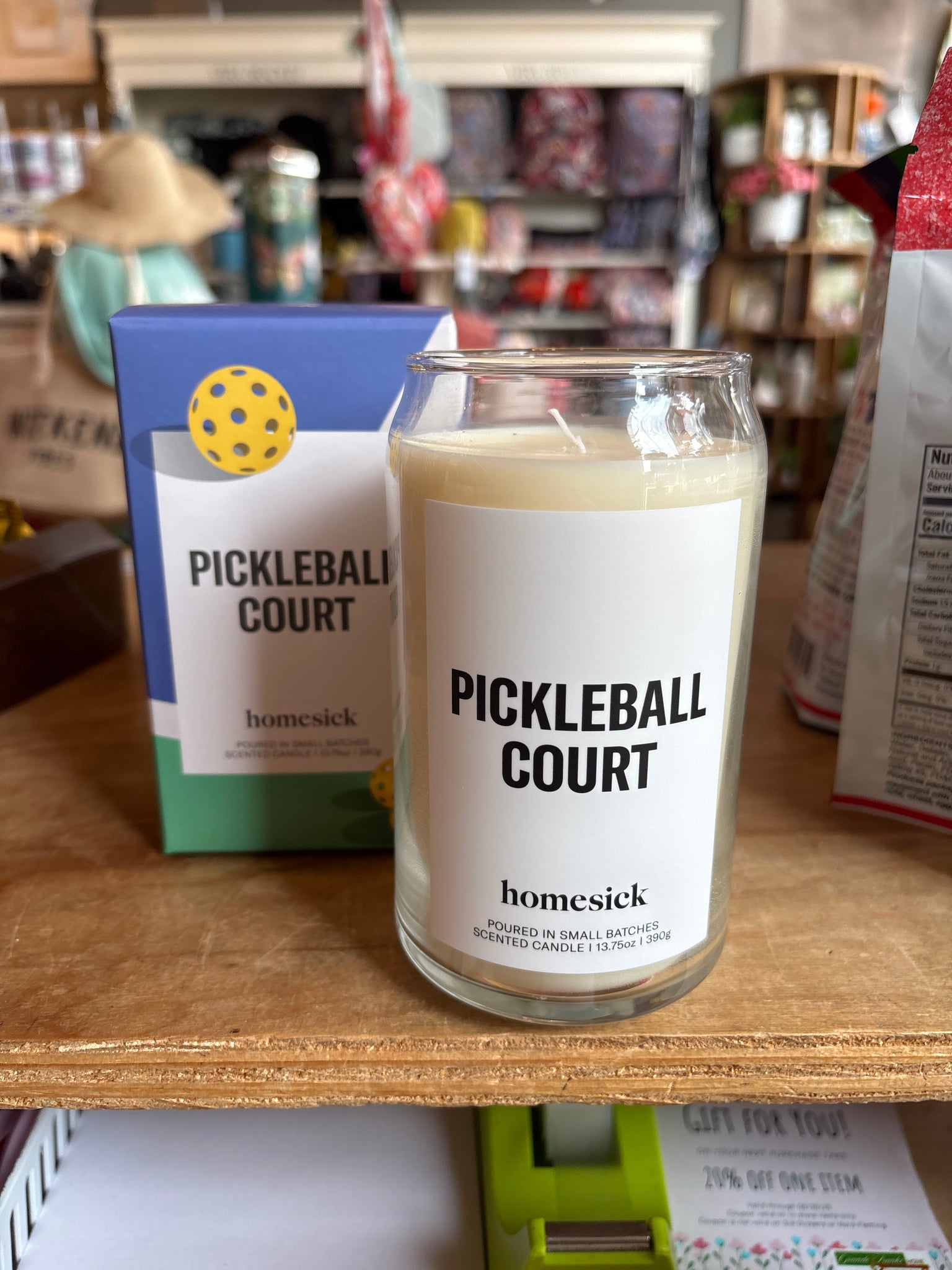 Pickleball Court Candle