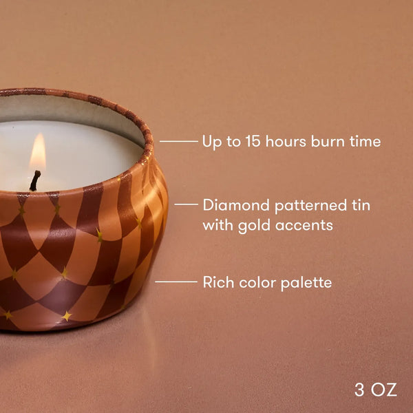 Cinnamon Cortado 3oz Mini Tin Candle